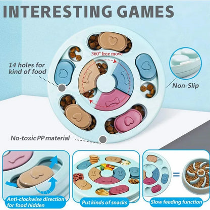 Dog Slow Feeder Bowl